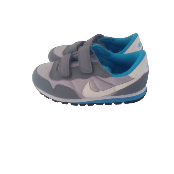 Nike Metro Plus TD Kids Shoes Size 2Y - Gray and Blue Without Box - Picture 6 of 7